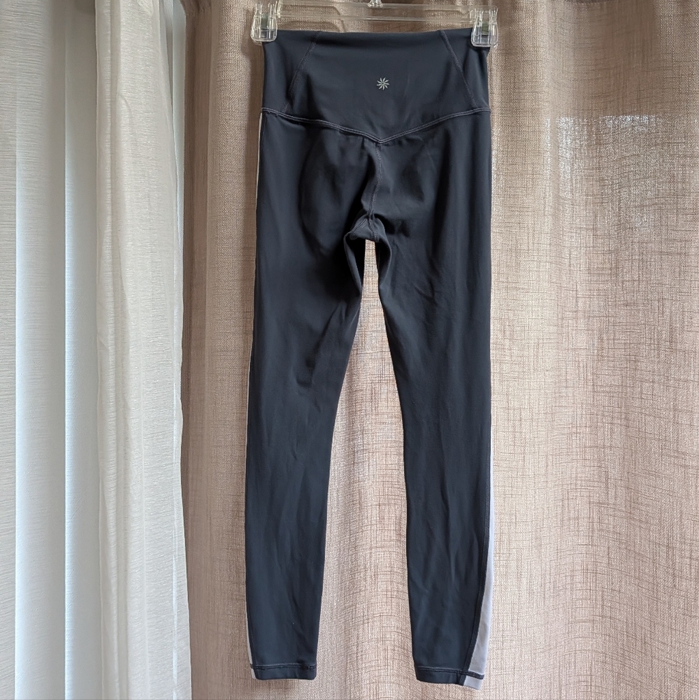 Athleta Charcoal High-Waisted Leggings